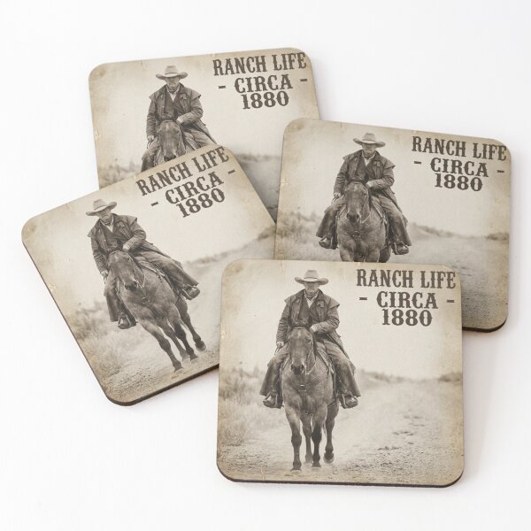 Item preview, Ranch Life Circa 1880 – Vintage Cowboy Western Aesthetic designed and sold by sedyCompany.