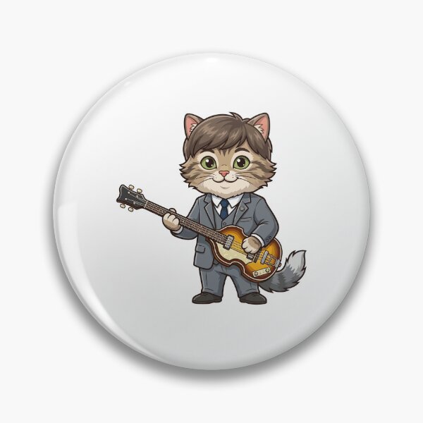 Item preview, Bassist Kitty funny cute concert designed and sold by henryavincnt.