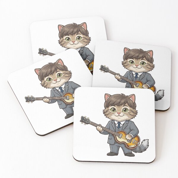 Item preview, Bassist Kitty funny cute concert designed and sold by henryavincnt.