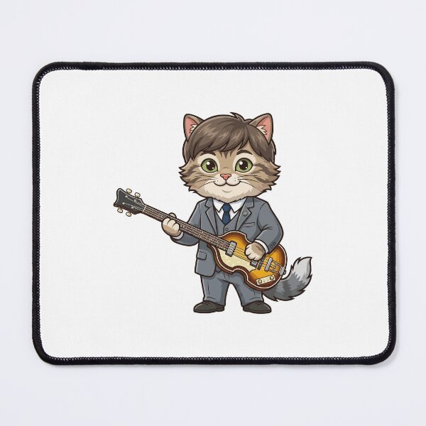 Item preview, Bassist Kitty funny cute concert designed and sold by henryavincnt.
