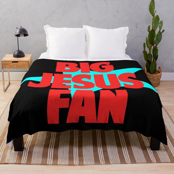 Item preview, Big Jesus Fan abstract star Christian Humor designed and sold by Colorfulman.