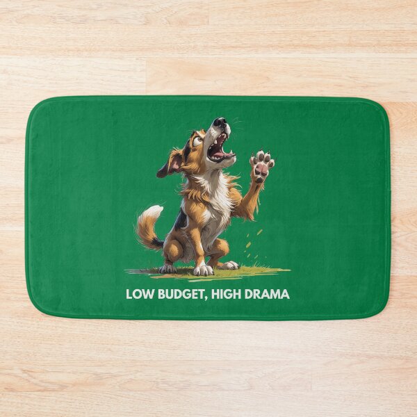 Item preview, Low Budget. High Drama – Scruffy Dog Illustration designed and sold by PAPIRO SIGLO XXI.