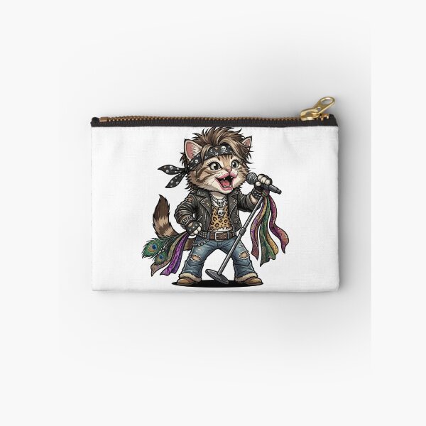Item preview, Demon of Screamin' Cat - Hard Rock Vocalist Kitty with Scarves designed and sold by henryavincnt.