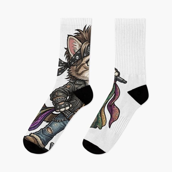 Item preview, Demon of Screamin' Cat - Hard Rock Vocalist Kitty with Scarves designed and sold by henryavincnt.