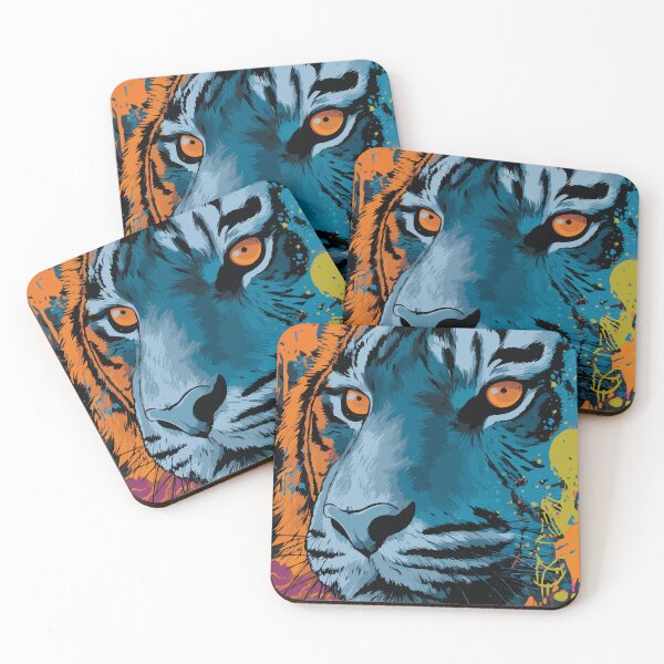 Item preview, Tiger in graffiti pop art style designed and sold by drizzd.