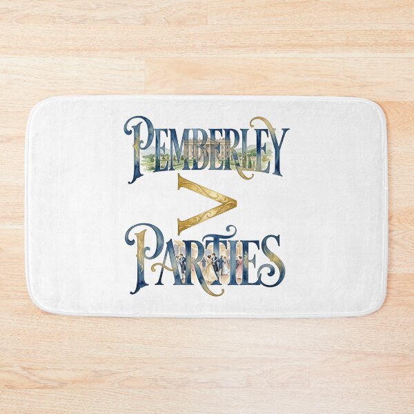 Item preview, Pemberley Over Parties Landscape Lettering Pride And Prejudice designed and sold by Fenay Designs.