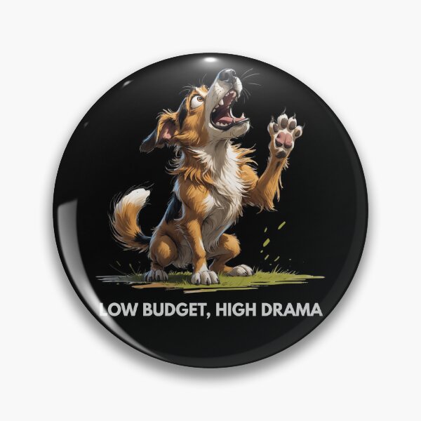 Item preview, Low Budget. High Drama – Scruffy Dog Illustration designed and sold by PAPIRO SIGLO XXI.