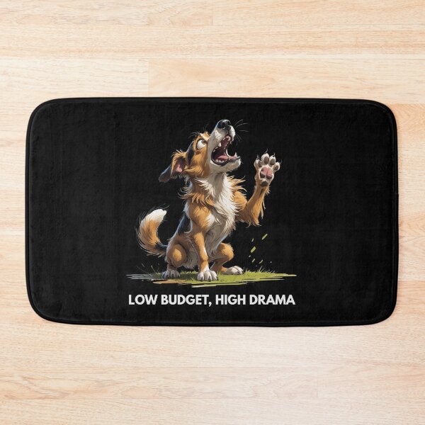 Item preview, Low Budget. High Drama – Scruffy Dog Illustration designed and sold by PAPIRO SIGLO XXI.