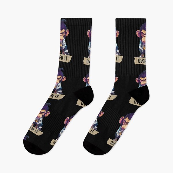 Item preview, Over It Monkey – Streetwear Attitude Art designed and sold by sorryNOTsorry.brand.