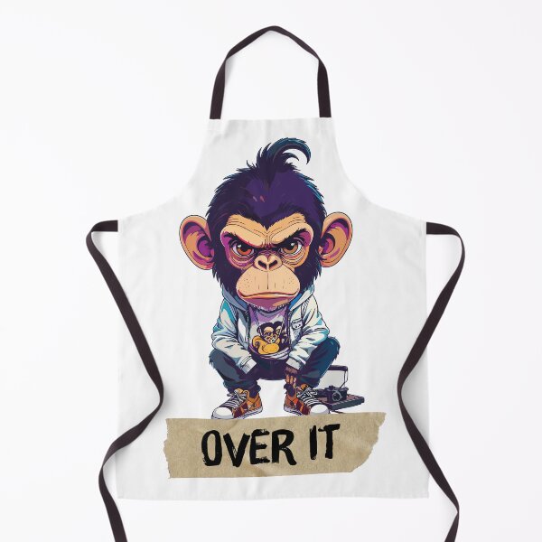 Item preview, Over It Monkey – Streetwear Attitude Art designed and sold by sorryNOTsorry.brand.