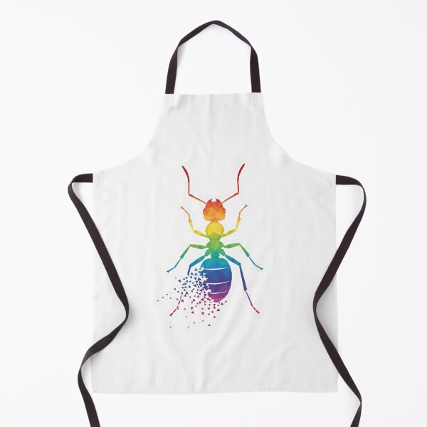 Item preview, Geometric Rainbow Ant – Minimalist Colorful Sticker for Nature Lovers designed and sold by bsbd-action.