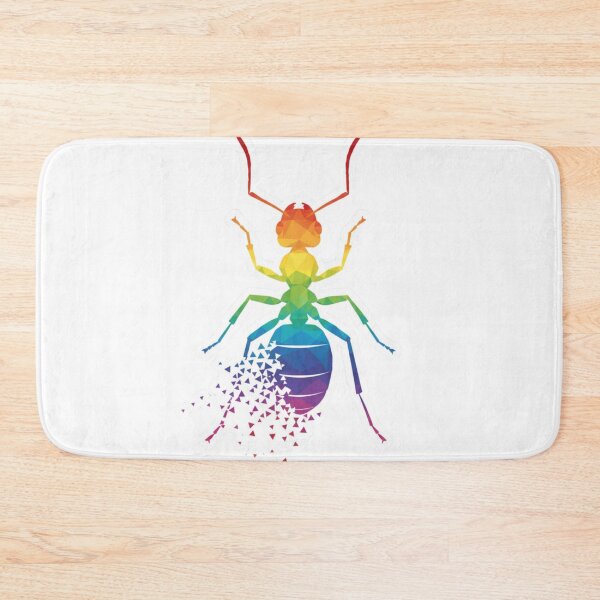 Item preview, Geometric Rainbow Ant – Minimalist Colorful Sticker for Nature Lovers designed and sold by bsbd-action.