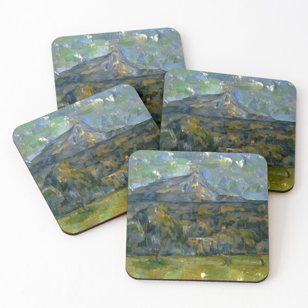 Item preview, Mont Sainte Victoire by Paul Cézanne: Post Impressionist Landscape Print designed and sold by artofuniverse.