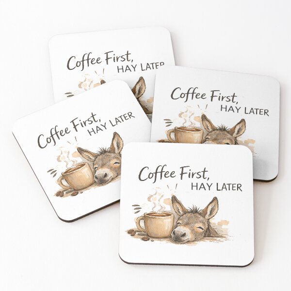 Item preview, Coffee First Farm Life designed and sold by OneStopDonkeyShop.