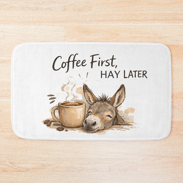 Item preview, Coffee First Farm Life designed and sold by OneStopDonkeyShop.