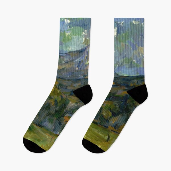 Item preview, Mont Sainte Victoire by Paul Cézanne: Post Impressionist Landscape Print designed and sold by artofuniverse.