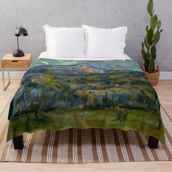 Item preview, Mont Sainte Victoire by Paul Cézanne: Post Impressionist Landscape Print designed and sold by artofuniverse.