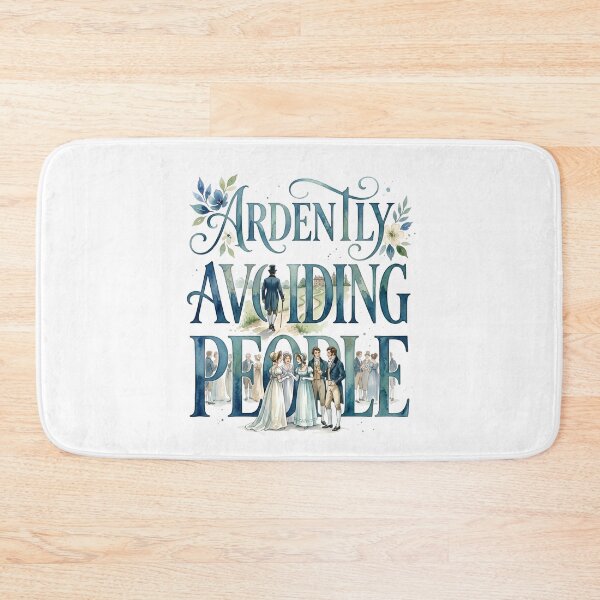 Item preview, Ardently Avoiding People Watercolor Pride And Prejudice designed and sold by Fenay Designs.