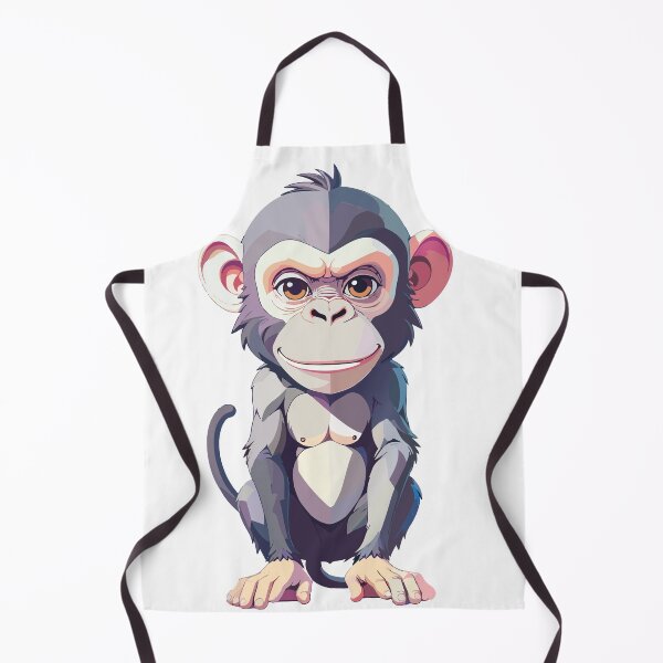 Item preview, Cute Baby Chimp – Adorable Cartoon Illustration designed and sold by sorryNOTsorry.brand.