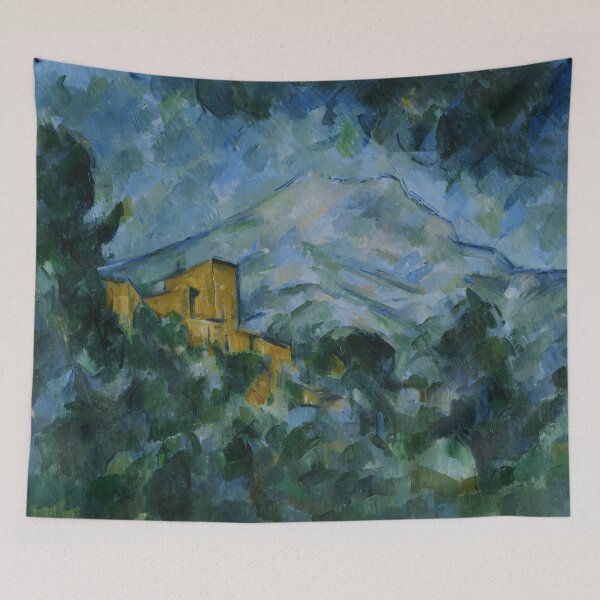 Item preview, Mont Sainte Victoire and Chateau Noir by Paul Cézanne: Post-Impressionist Poster designed and sold by artofuniverse.