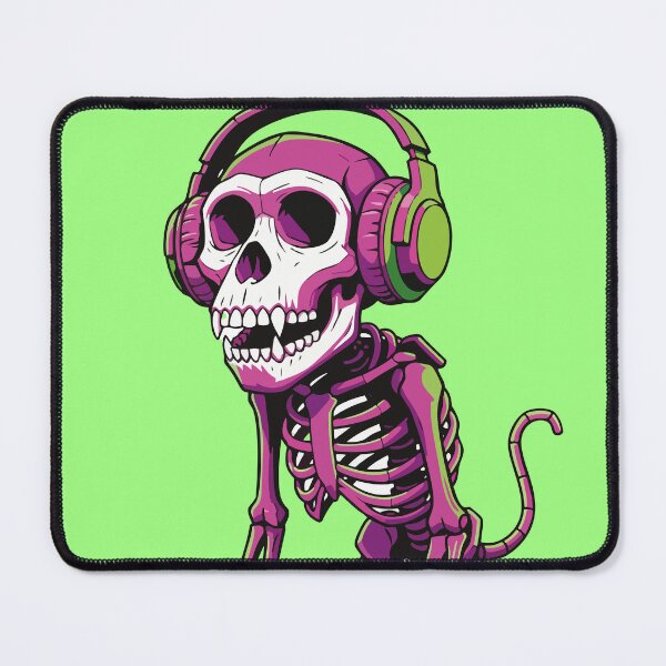 Item preview, Neon Monkey Skull – Vibrant Headphones Art designed and sold by sorryNOTsorry.brand.