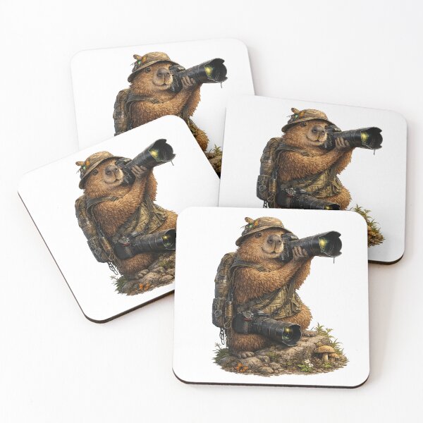 Item preview, Capybara the Wildlife Photographer designed and sold by HubCreates.