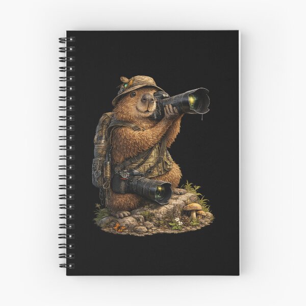 Item preview, Capybara the Wildlife Photographer designed and sold by HubCreates.