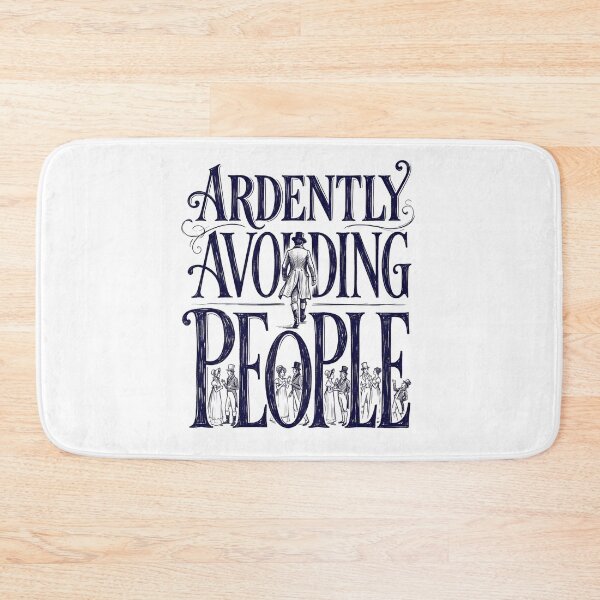 Item preview, Ardently Avoiding People Dark Sketch Pride And Prejudice designed and sold by Fenay Designs.