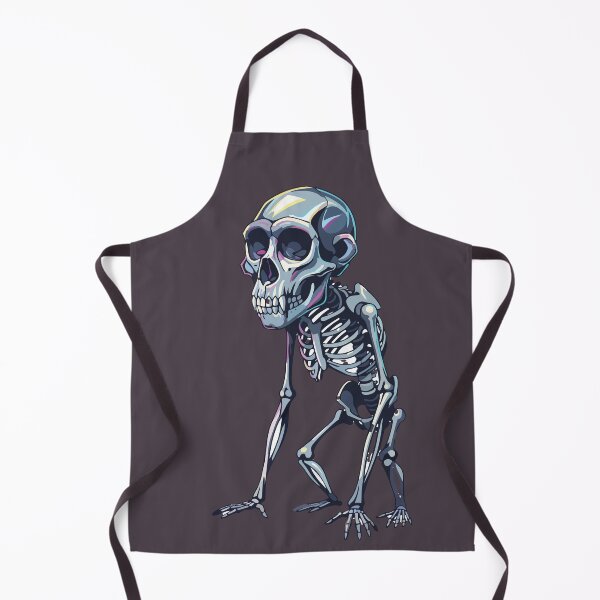 Item preview, Neon Primate Skeleton – Colorful Anatomy Art designed and sold by sorryNOTsorry.brand.