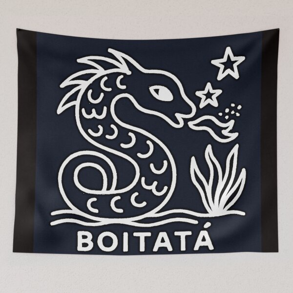 Item preview, Boitatá Cordel – The Fiery Serpent of the Depths – Brazilian Mythology  designed and sold by Helios Be. Lavsh.