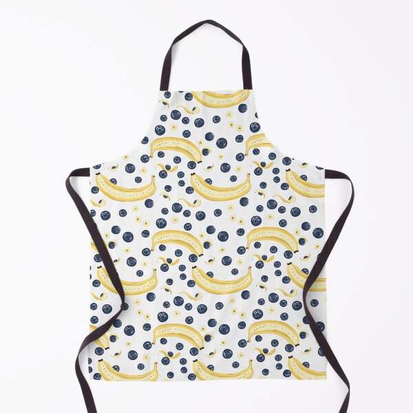 Item preview, A seamless pattern with bananas and blueberries for Scott Hunter's smoothie designed and sold by stupidwolfbird.