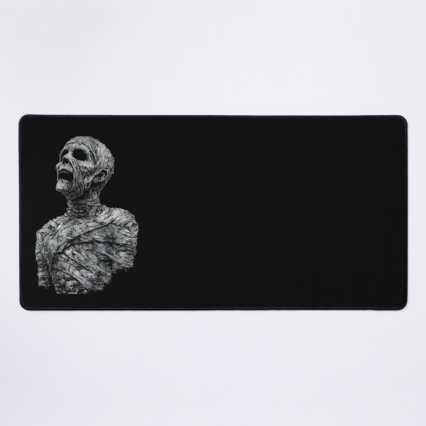 Item preview, Creepy Mummy Skull Dark Gothic Horror Illustration designed and sold by Shoot-The-Moon.