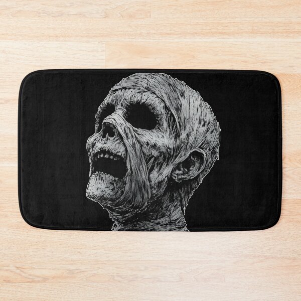 Item preview, Creepy Mummy Skull Dark Gothic Horror Illustration designed and sold by Shoot-The-Moon.