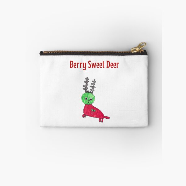 Item preview, Berry Sweet Deer Sticker - Whimsical Animal Art designed and sold by nimbfeja.