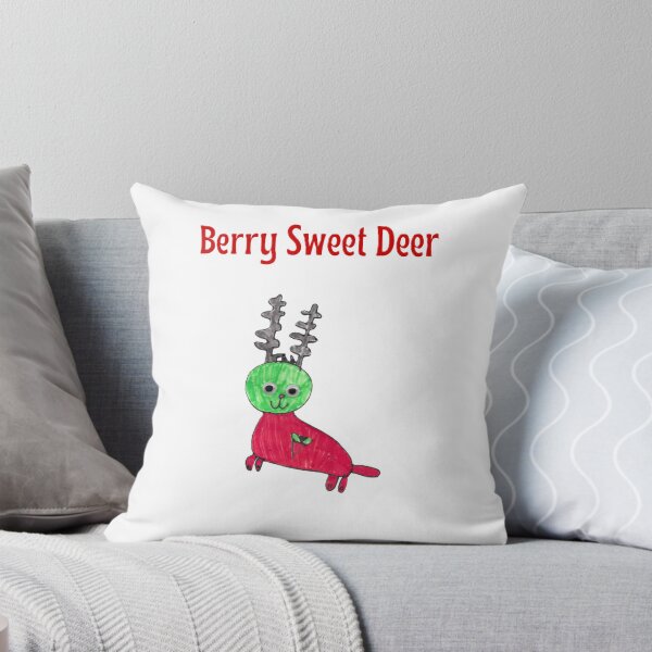Item preview, Berry Sweet Deer Sticker - Whimsical Animal Art designed and sold by nimbfeja.
