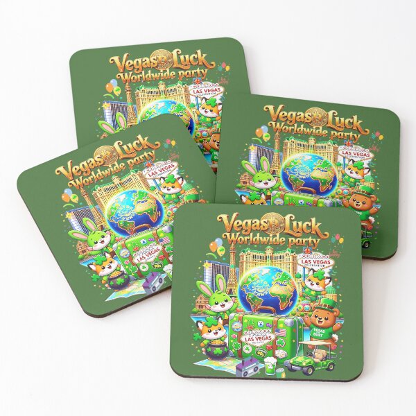 Item preview, Vegas Luck Worldwide Party St Patrick’s Day 2026 | Crypto Vegas Vacation Art | #RajaArtDesign555 designed and sold by RajaArtDesign.