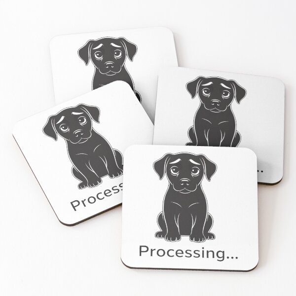 Item preview, Funny Black Puppy designed and sold by Pollock.
