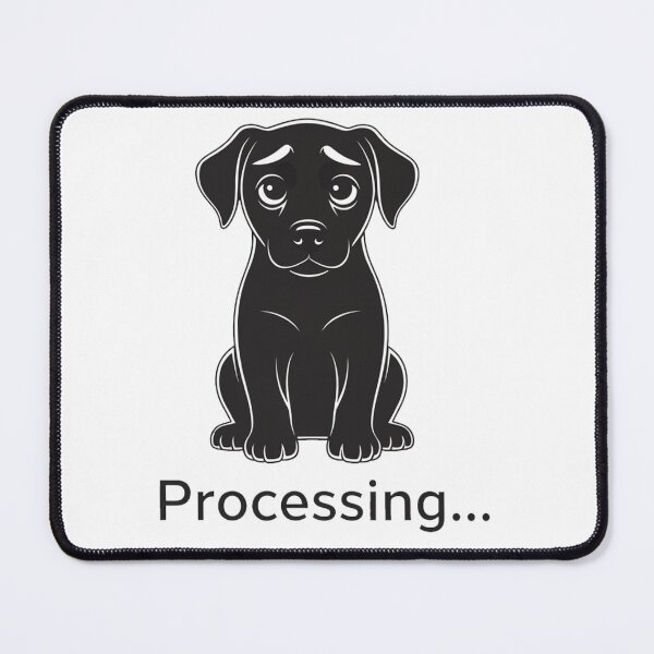 Item preview, Funny Black Puppy designed and sold by Pollock.