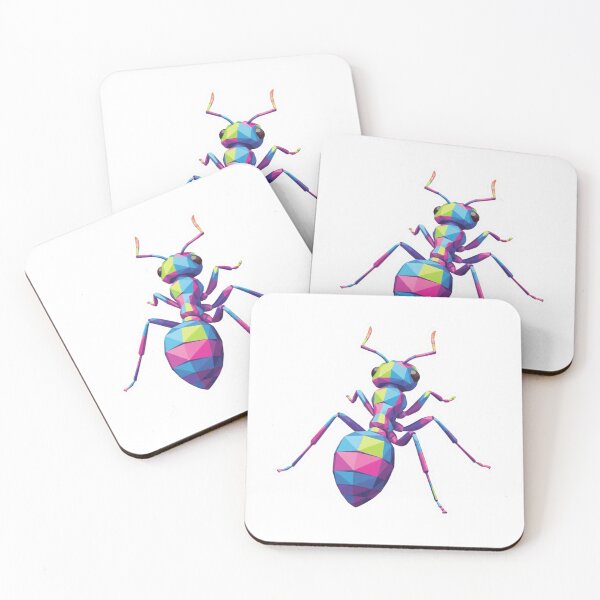 Item preview, Cubist Art Ant – Abstract Geometric Design for Creative Decoration designed and sold by bsbd-action.
