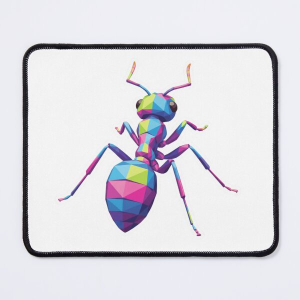 Item preview, Cubist Art Ant – Abstract Geometric Design for Creative Decoration designed and sold by bsbd-action.