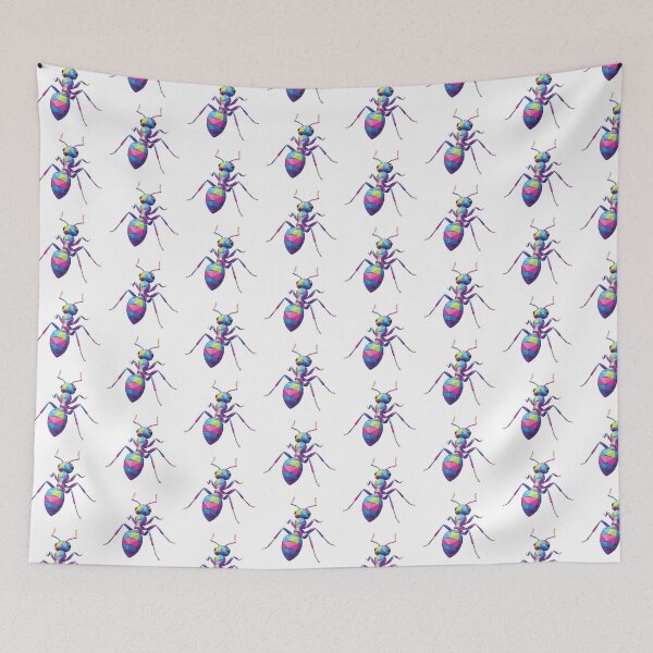 Item preview, Cubist Art Ant – Abstract Geometric Design for Creative Decoration designed and sold by bsbd-action.