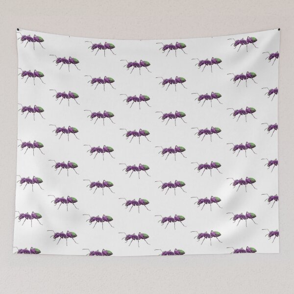 Item preview, Minimalist Purple Ant – Elegant Geometric Sticker for Students designed and sold by bsbd-action.