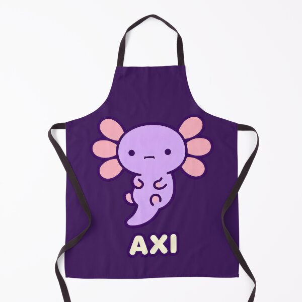Item preview, Purple Axi Axolotl Kawaii Art Sea Life designed and sold by SplashTastic.