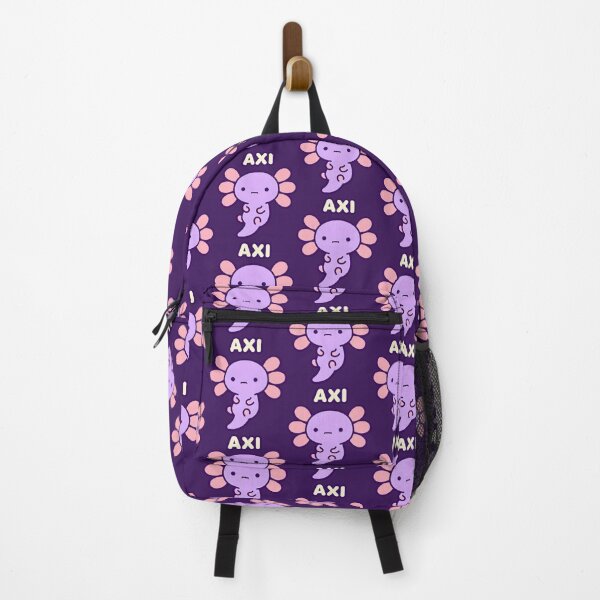 Item preview, Purple Axi Axolotl Kawaii Art Sea Life designed and sold by SplashTastic.