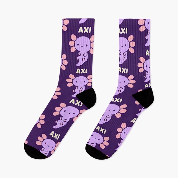 Item preview, Purple Axi Axolotl Kawaii Art Sea Life designed and sold by SplashTastic.
