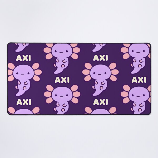 Item preview, Purple Axi Axolotl Kawaii Art Sea Life designed and sold by SplashTastic.
