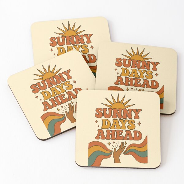 Item preview, Sunny Days Ahead – Retro Positive Vibes Design designed and sold by sorryNOTsorry.brand.