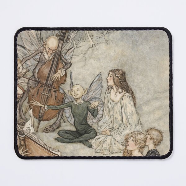 Item preview, Fairy Orchestra Arthur Rackham Style Enchanted Forest Concert for Fantasy Art Lovers designed and sold by RickE.
