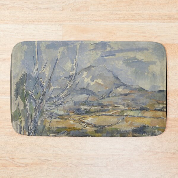 Aperçu de l'œuvre Montagne Sainte Victoire de Paul Cézanne : Paysage postimpressionniste Poster créée et vendue par artofuniverse.