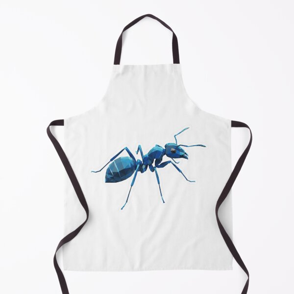 Item preview, Blue Glass Ant – Low Poly Art in Cool Tones for Tech Accessories designed and sold by bsbd-action.